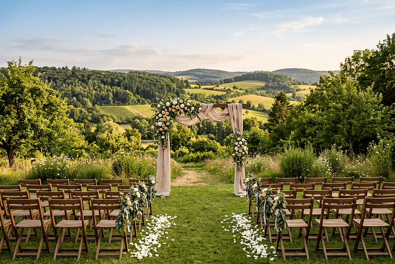 Hochzeitslocation im Grünen: Der Sonnenhof in Stuttgart lädt zum Heiraten ein